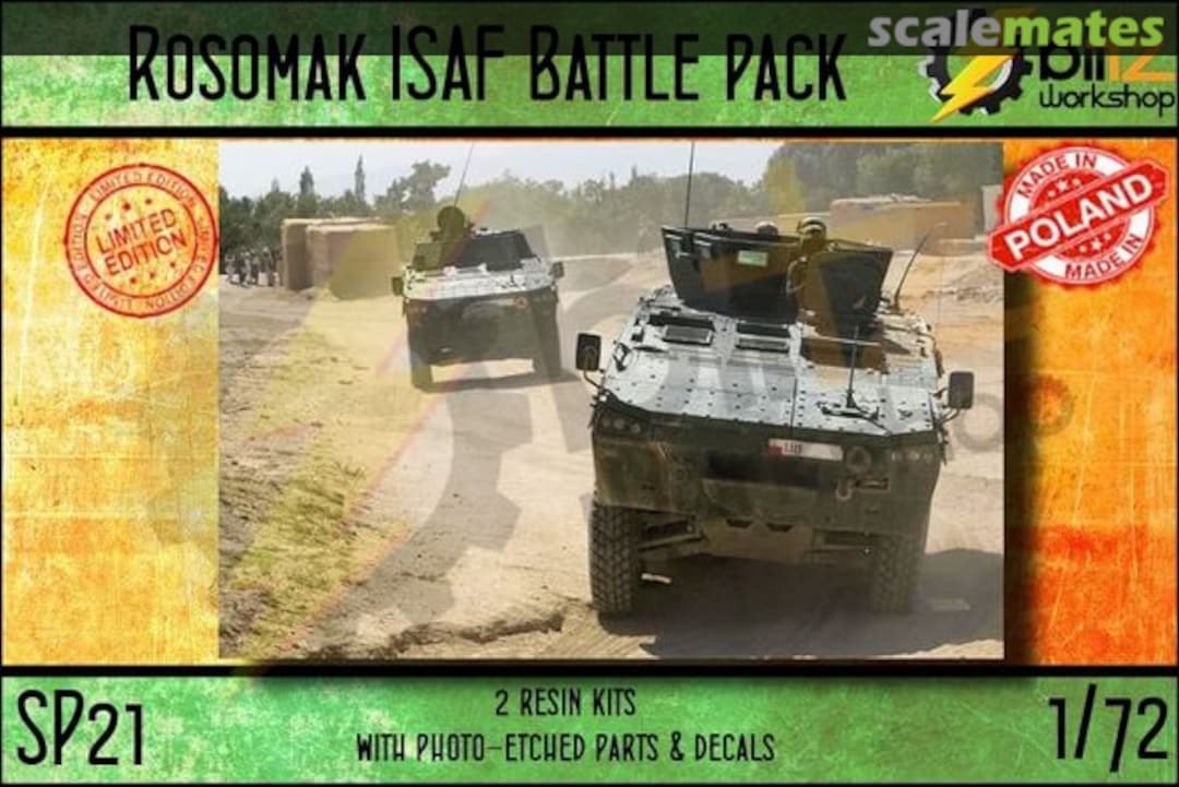 Boxart Rosomak ISAF Battle Pack SP21 Blitz Workshop Boxart Rosomak ISAF Battle Pack SP21 Blitz Workshop