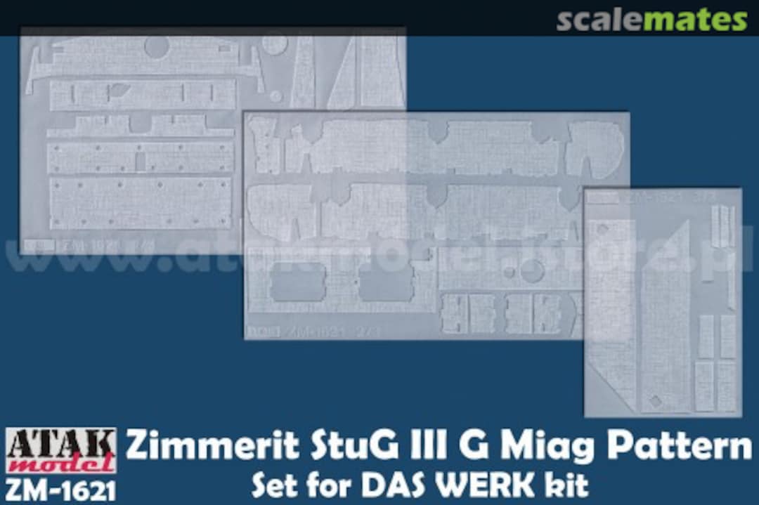 Boxart Zimmerit StuG IIIG (MIAG) DAS WERK ZM-1621 Atak Model Boxart Zimmerit StuG IIIG (MIAG) DAS WERK ZM-1621 Atak Model