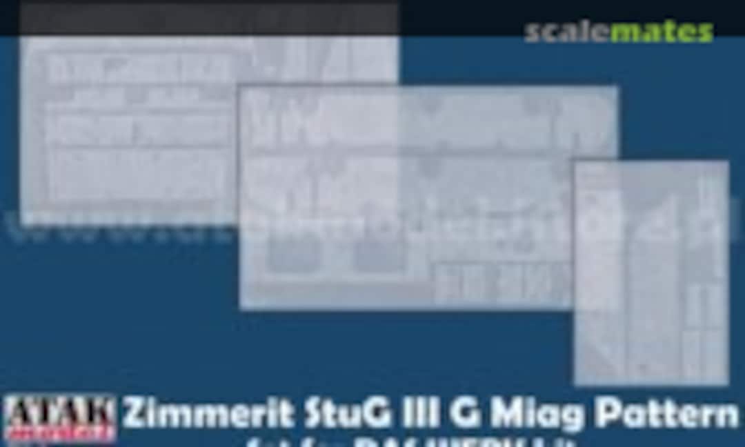 1:16 Zimmerit StuG IIIG (MIAG) DAS WERK (Atak Model ZM-1621)