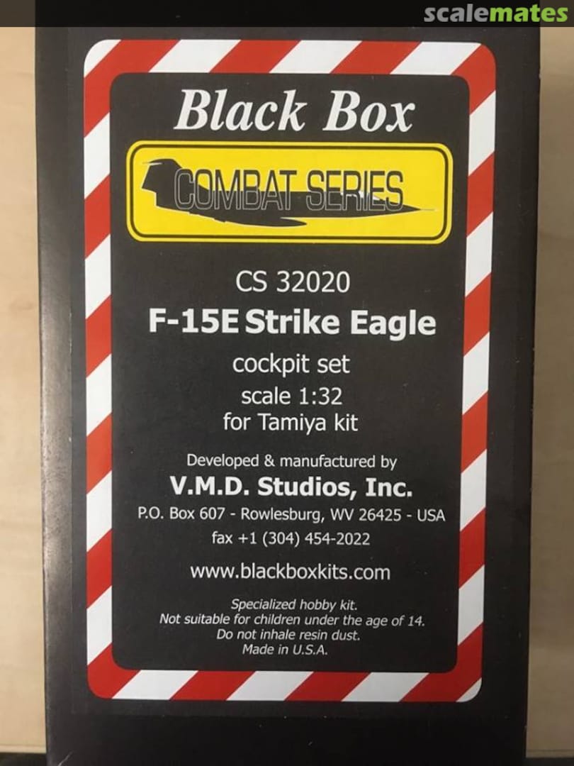 Boxart F-15E Strike Eagle Cockpit Set CS32020 Black Box Boxart F-15E Strike Eagle Cockpit Set CS32020 Black Box