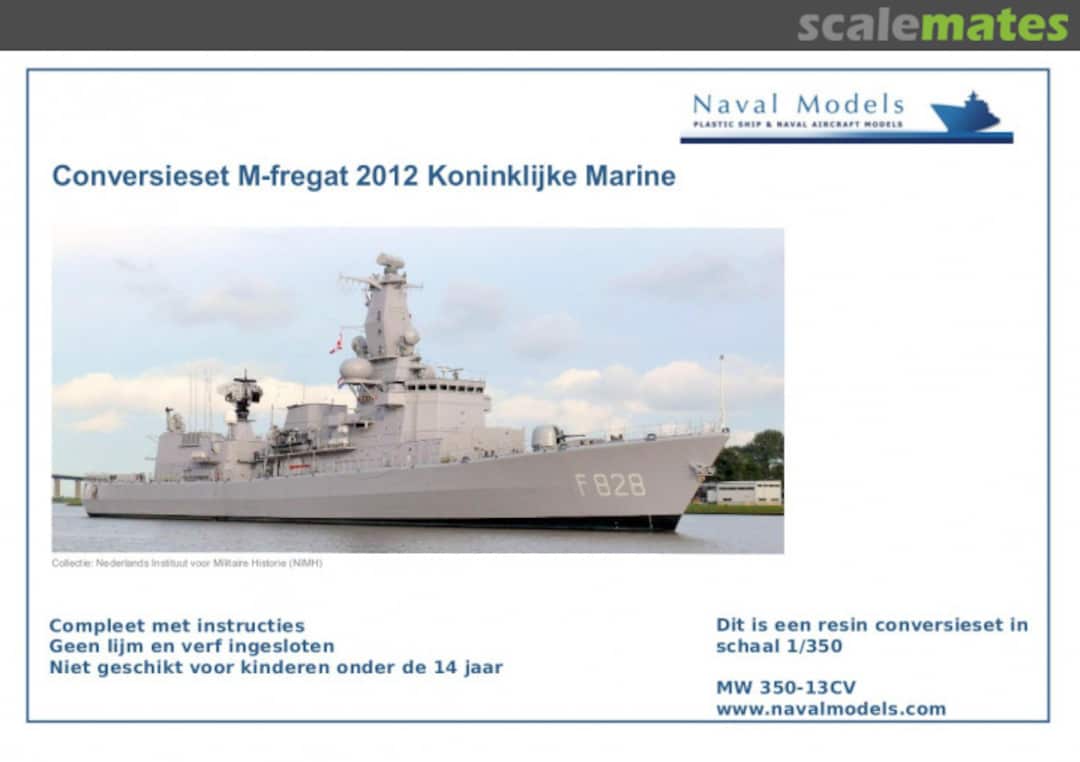 Boxart Conversieset M-fregat 2012 MW 350-13CV Naval Models Boxart Conversieset M-fregat 2012 MW 350-13CV Naval Models