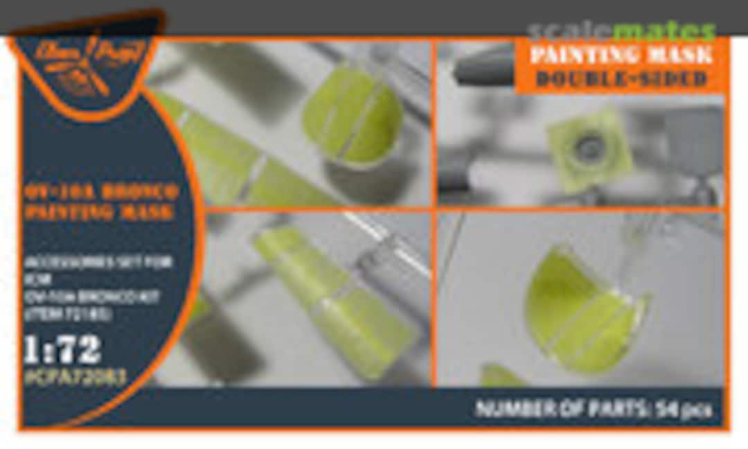 1:72 OV-10A/D Bronco Double Sided Painting Mask (Clear Prop! CPA72083) CPA72083