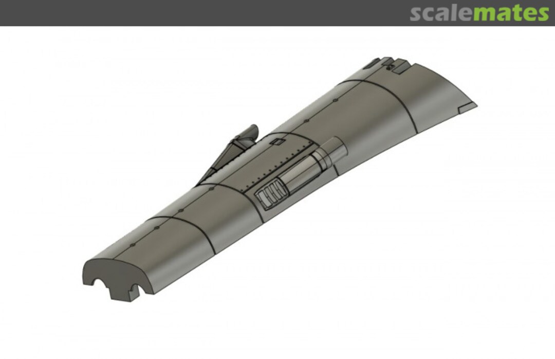 Boxart Rückenwulst Typ 3 (F-35, RF-35 versions) WOL720150 Wolf 3D Resin Parts