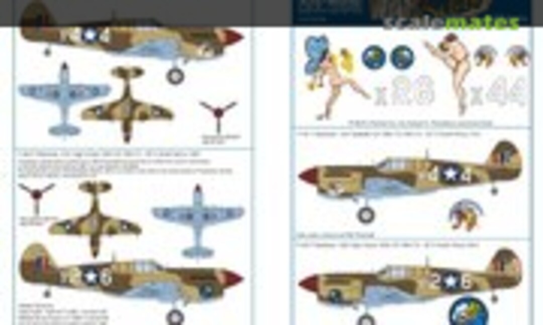 1:32 P-40F Warhawks (Kits-World KW132038) KW132038