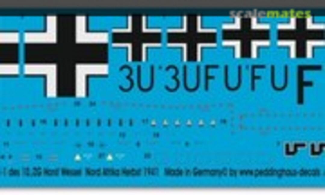 1:48 Do 17Z-1 des 10./ZG 26 Horst Wessel, Nord Afrika, Herbst 1941 (Peddinghaus-Decals EP 2224) EP 2224