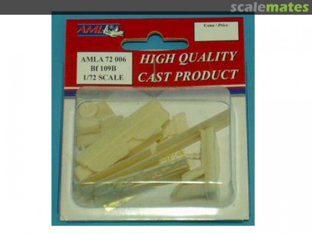 Boxart Messerschmitt Bf109B detail set AMLA72006 AML Boxart Messerschmitt Bf109B detail set AMLA72006 AML