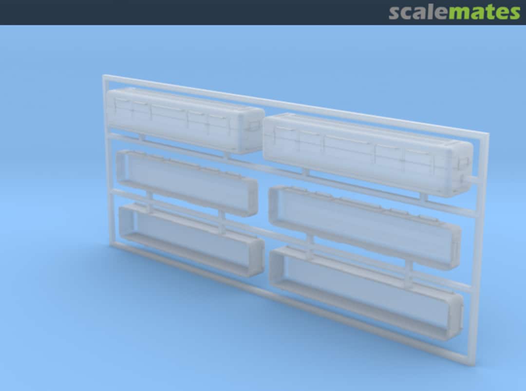 Boxart Stinger missile transport case - 4 cases set --- Priamide Models Boxart Stinger missile transport case - 4 cases set --- Priamide Models
