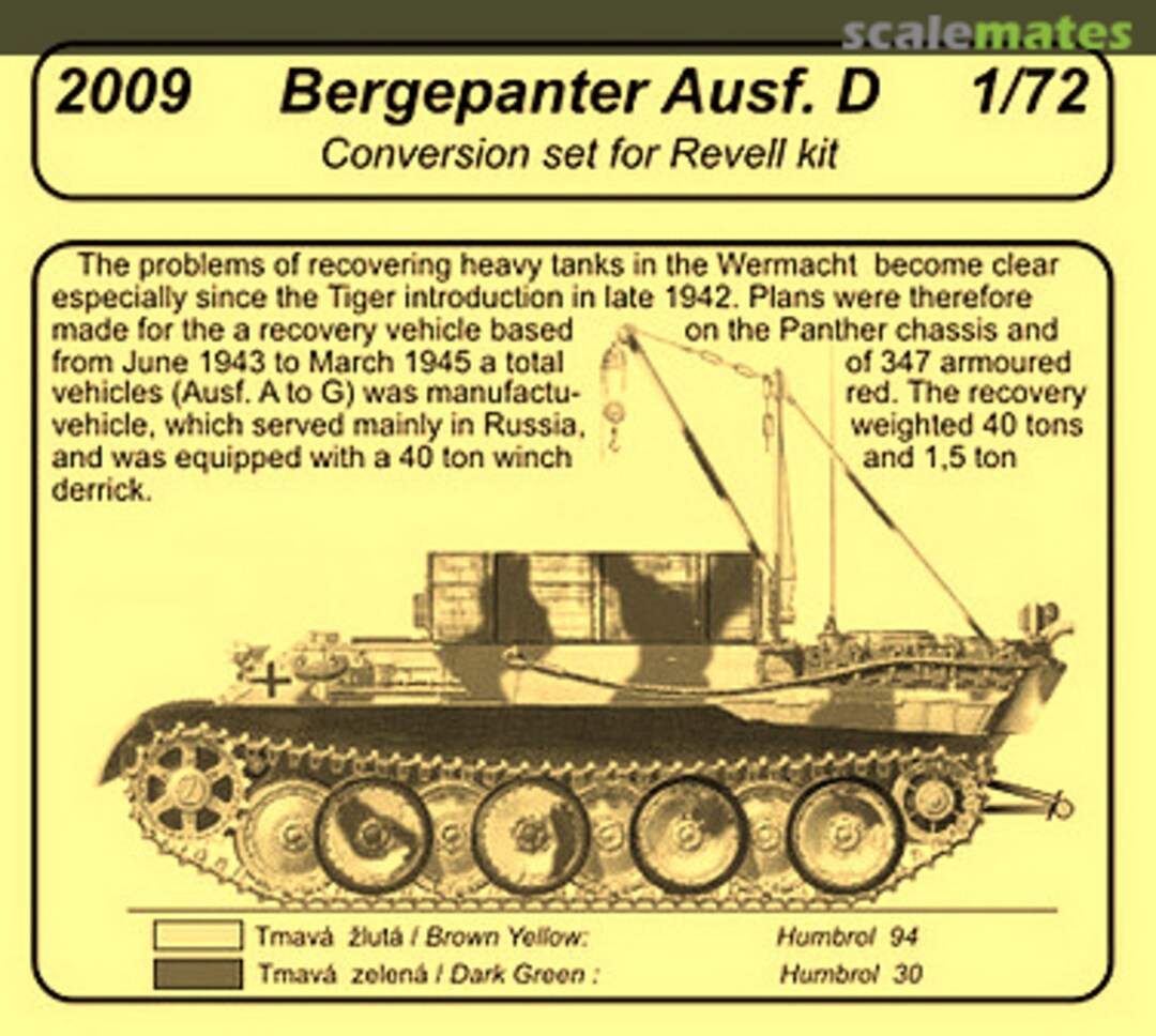 Boxart Bergepanther Ausf. D 2009 CMK Boxart Bergepanther Ausf. D 2009 CMK