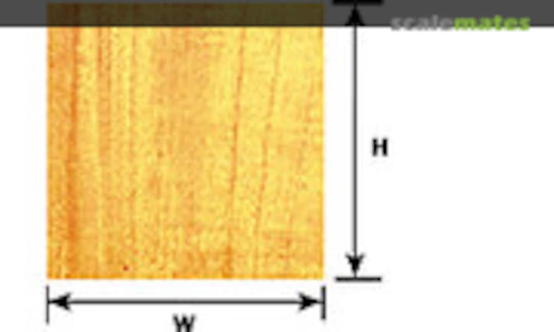 1:12 Wood Paneling Paper Patterned Sheets (250x190x0.3mm) (Plastruct 91852) 91852