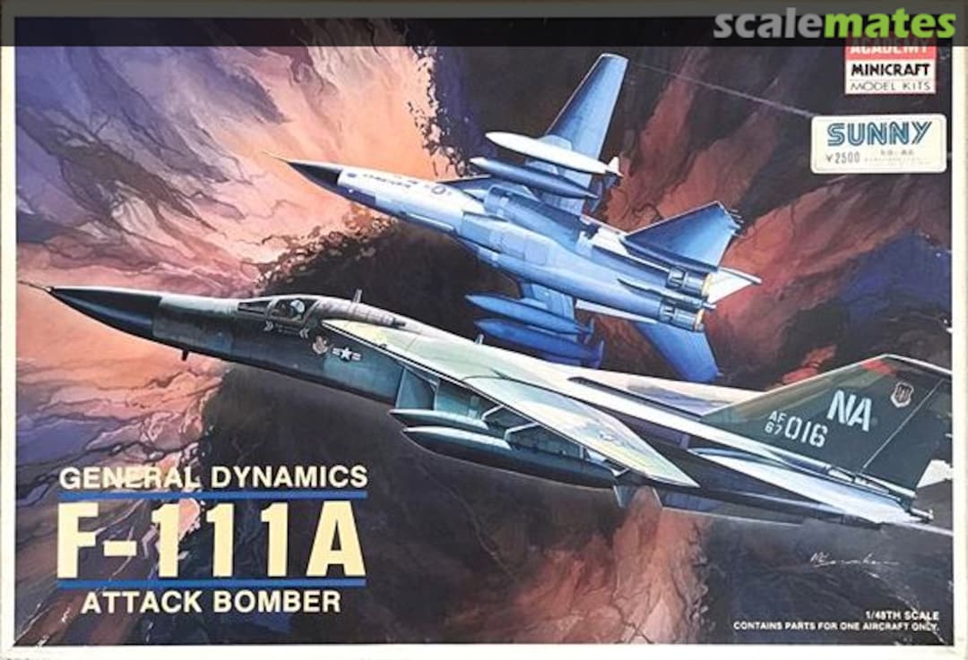 Boxart General Dynamics F-111A 1647 Academy/Minicraft Boxart General Dynamics F-111A 1647 Academy/Minicraft