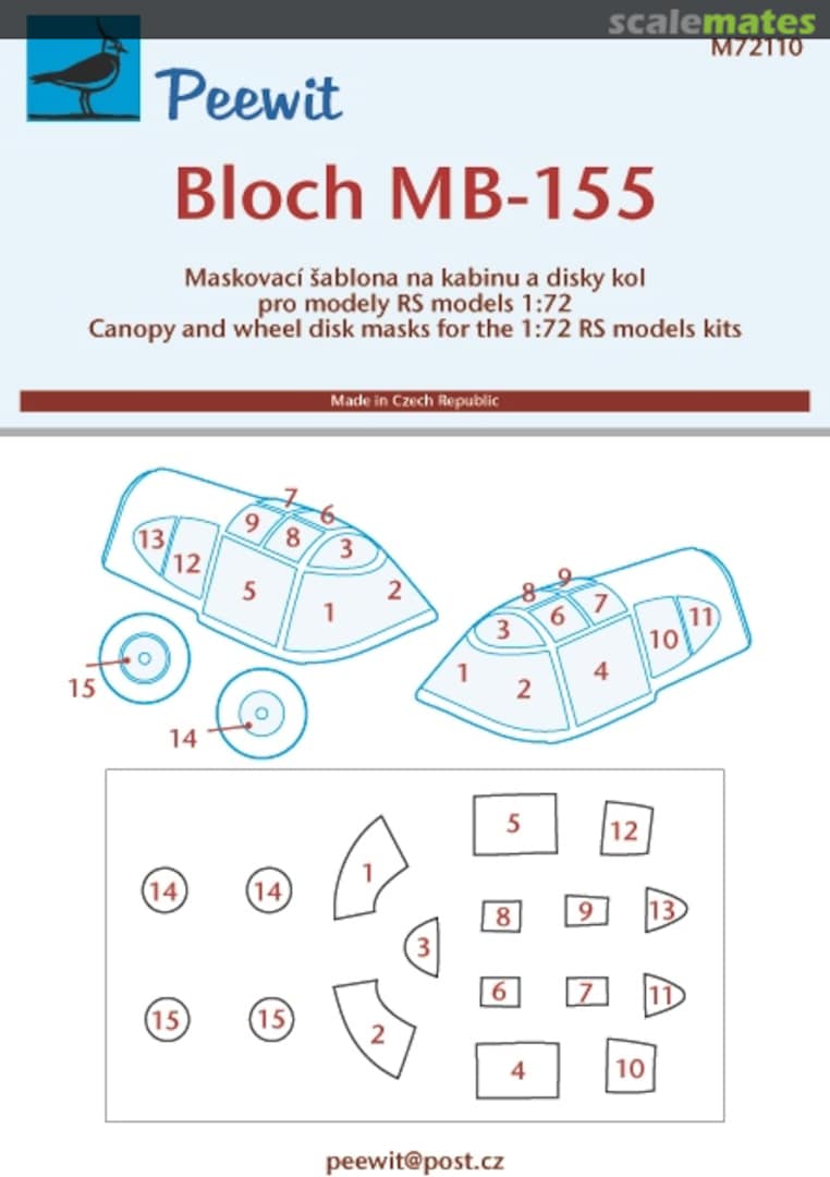 Boxart Marcel-Bloch MB.155 M72110 Peewit