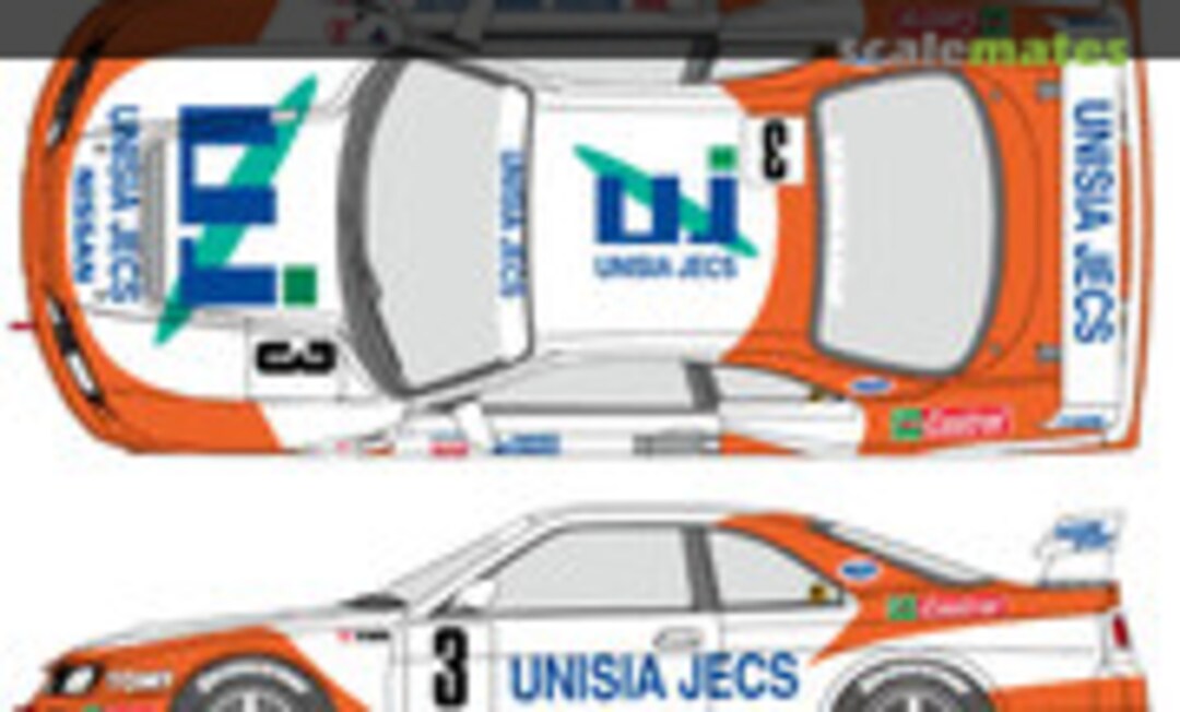 1:24 Nissan Skyline Nismo GT-R R33 Unisia Jecs #3 (Shunko Models SHK-D360) SHK-D360