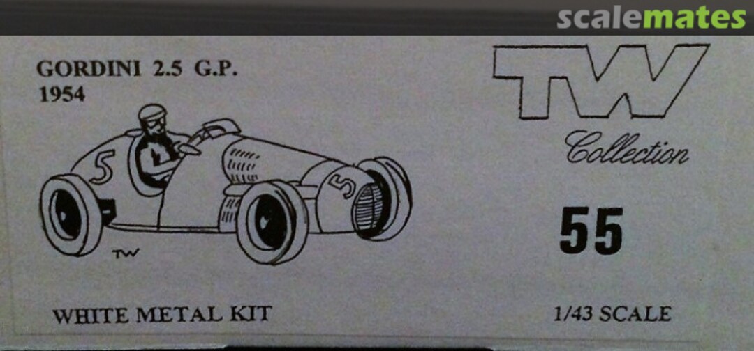 Boxart Gordini 2,5 GP 55 TW Collection Boxart Gordini 2,5 GP 55 TW Collection