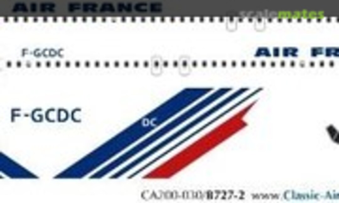 1:200 Air France 2nd 727 (Classic Airlines CA200-030) CA200-030