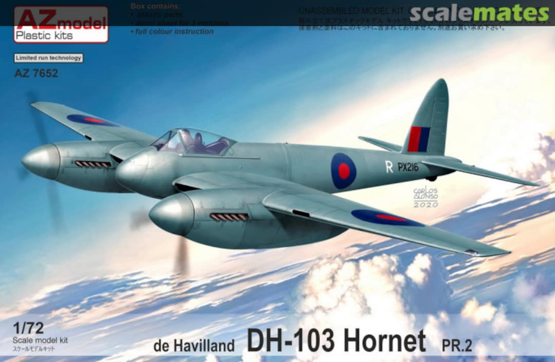 Boxart de Havilland DH-103 Hornet PR.2 AZ7652 AZmodel