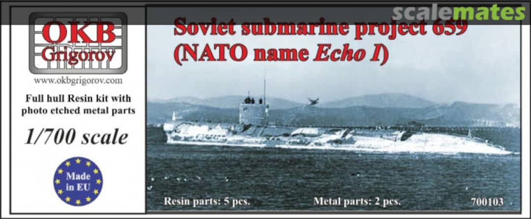 Boxart Project 659 700103 OKB Grigorov