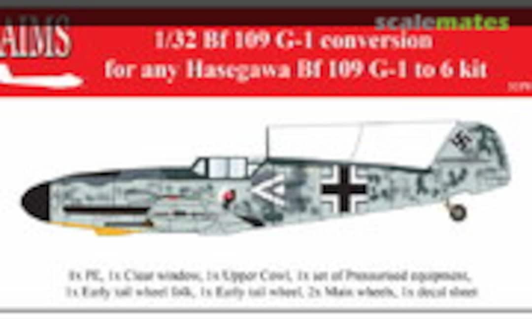 1:32 Messerschmitt Bf 109G-1 conversion (AIMS 32P010) 32P010