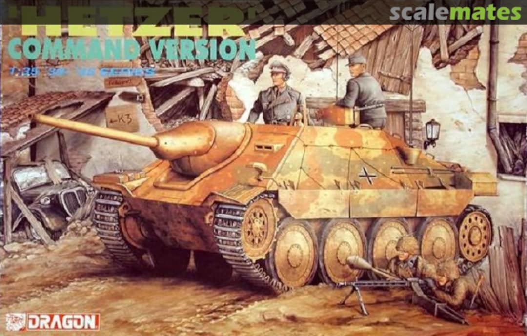 Boxart Jagdpanzer 38 (t) "Hetzer" Command Version 6060 Dragon Boxart Jagdpanzer 38 (t) "Hetzer" Command Version 6060 Dragon