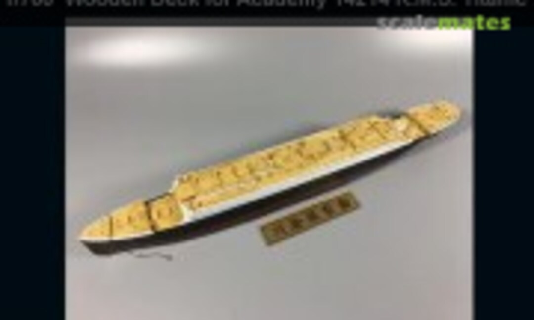 1:700 Titanic Wooden Deck Detail Set w/Metal Chain (ChuanYu Model Ship CY700018) CY700018