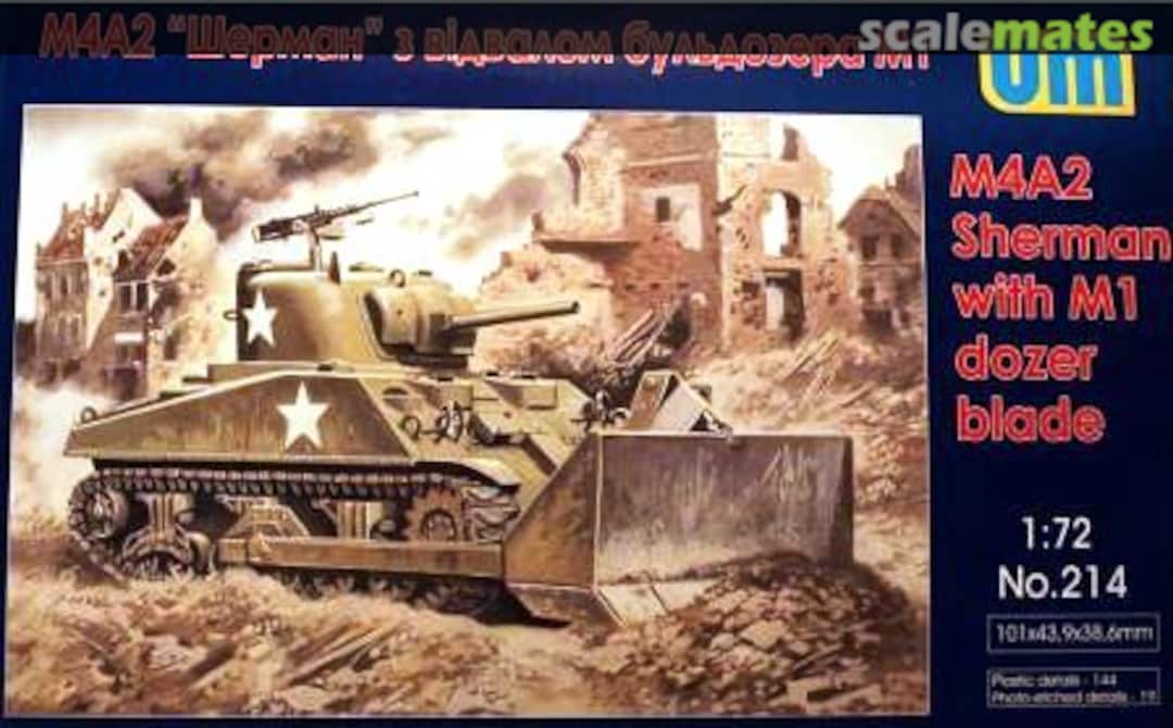 Boxart M4A2 Sherman 214 UM Boxart M4A2 Sherman 214 UM