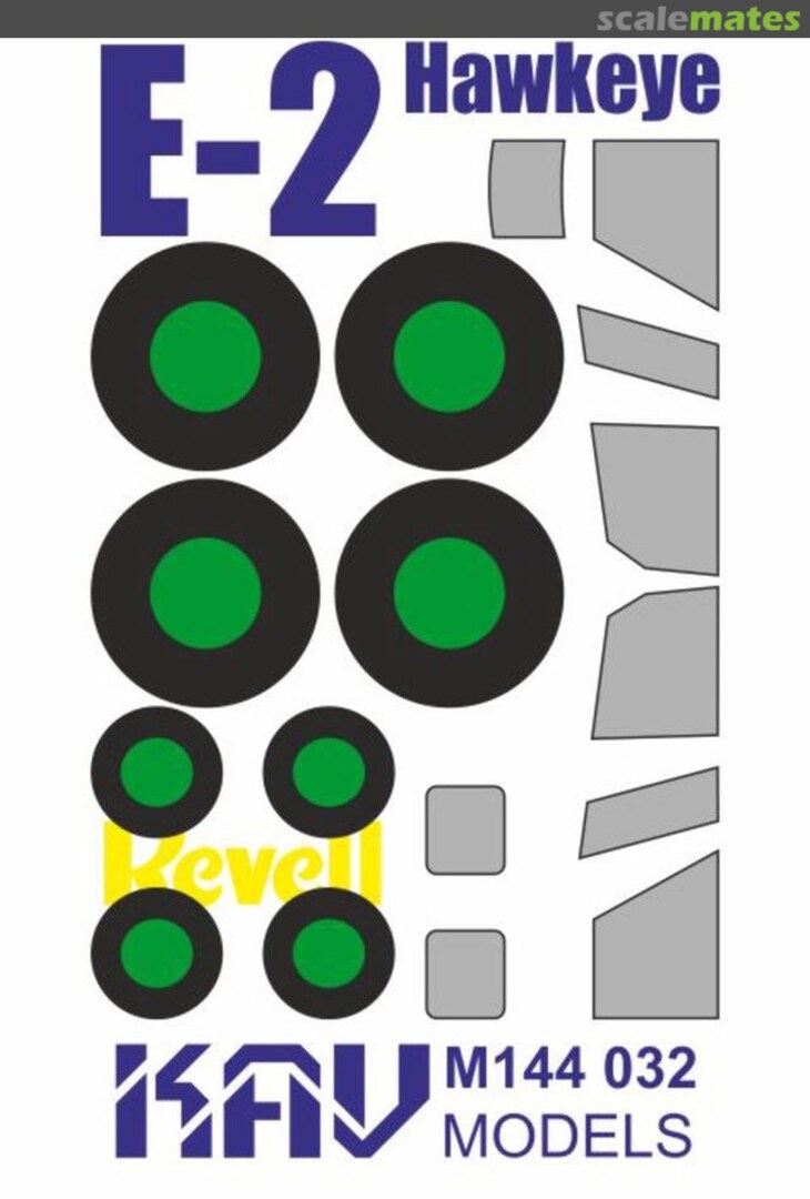 Boxart E-2 Hawkeye masks KAV M144 032 KAV models Boxart E-2 Hawkeye masks KAV M144 032 KAV models