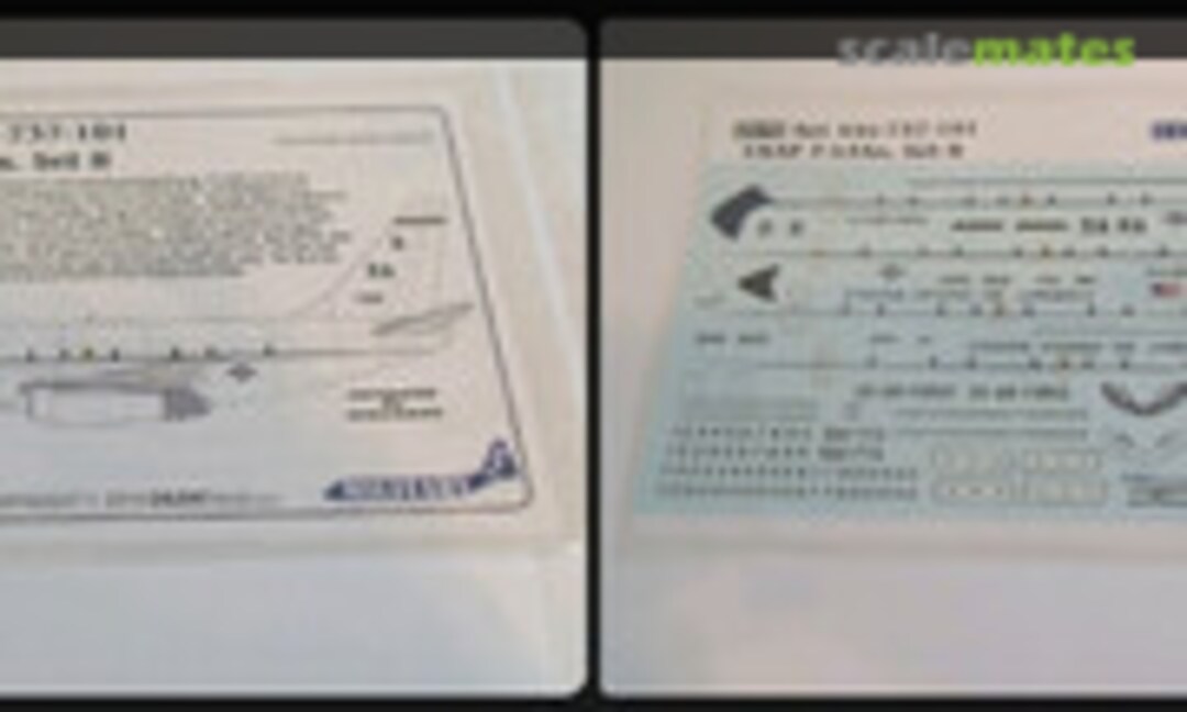 1:144 USAF T-43As II (Draw Decal 44-737-101)