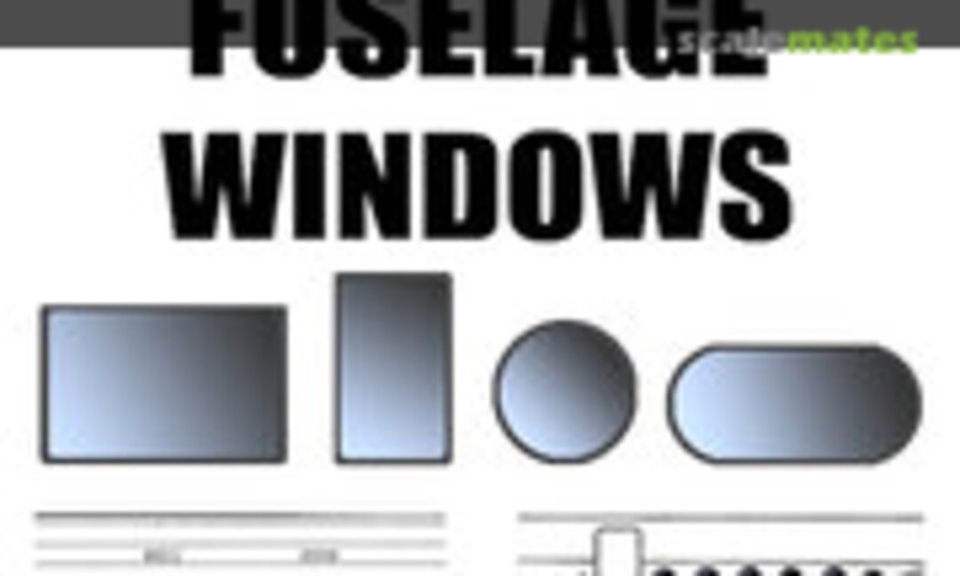 1:72 Fuselage Windows (Tasman Model Products TA255) TA255