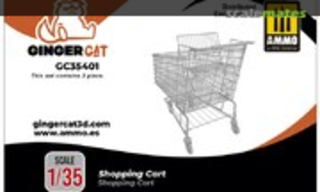 1:35 Shopping Cart (2pcs) (Ginger Cat GC35401) GC35401