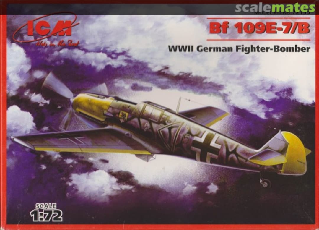 Boxart Bf 109E-7/B 72135 ICM Boxart Bf 109E-7/B 72135 ICM
