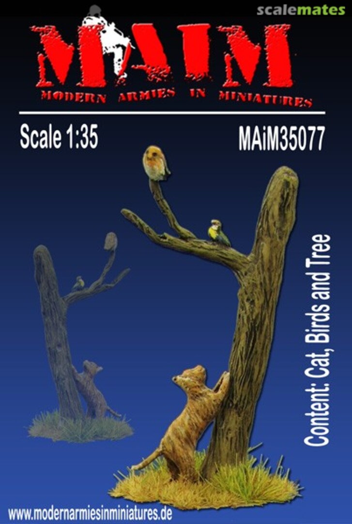 Boxart Animal Set - Cat on the hunt MAIM35077 MAiM