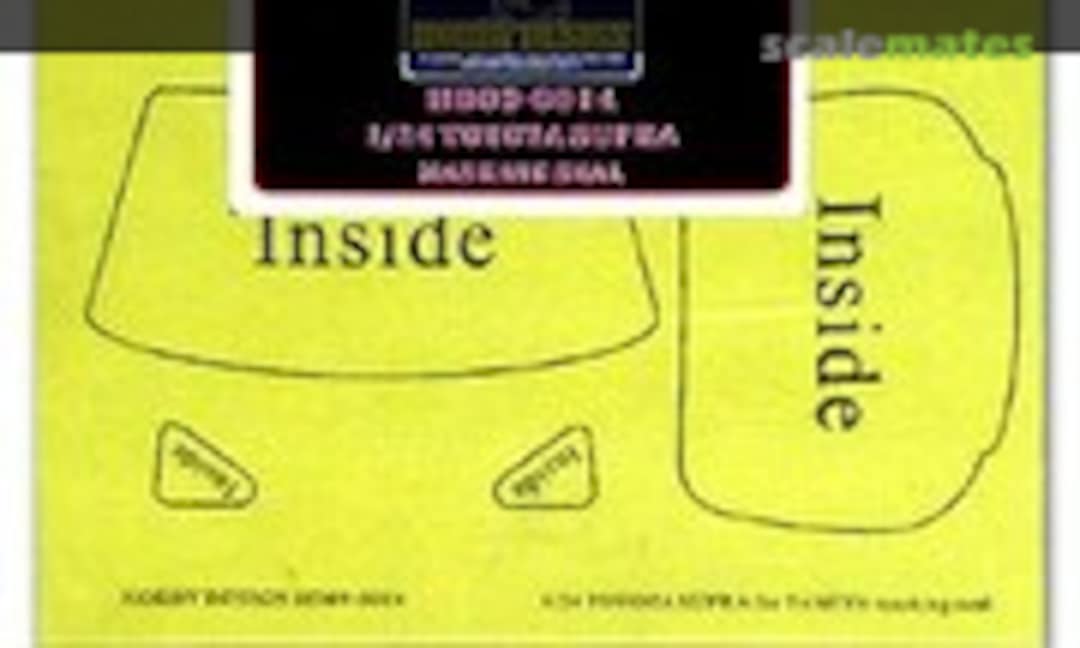 1:24 Toyota Supra Masking Seal (for Tamiya) (Hobby Design HD09-0014) HD09-0014