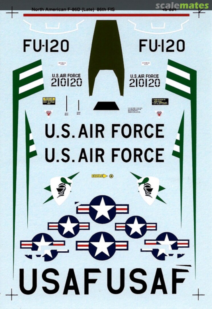 Boxart F-86D-50NA Sabre 48-884 SuperScale International Boxart F-86D-50NA Sabre 48-884 SuperScale International