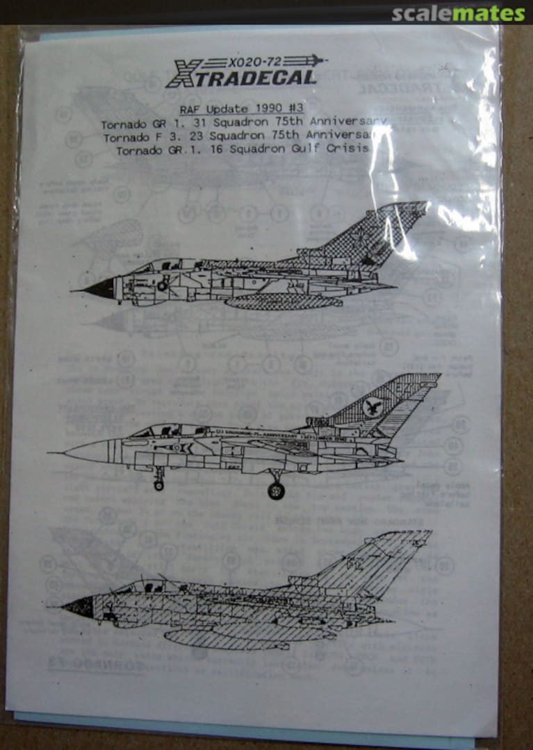Boxart RAF Update 1990 #3 X72-020 Xtradecal Boxart RAF Update 1990 #3 X72-020 Xtradecal