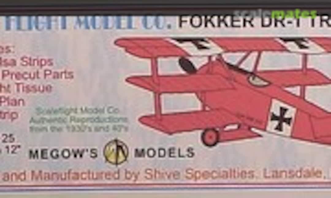 1:24 Fokker Dr.1 Triplane (Scale Flight Model Co. 2125)