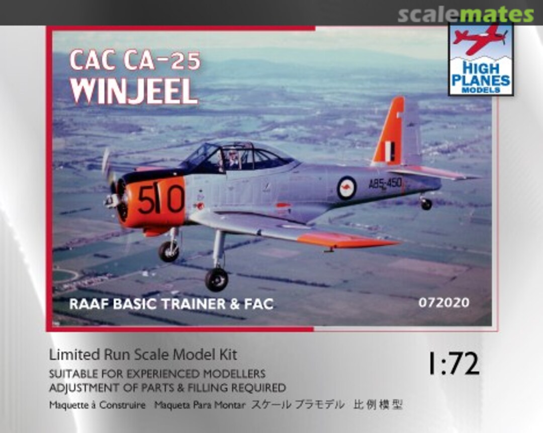 Boxart CAC CA-25 WINJEEL K072020 High Planes Models