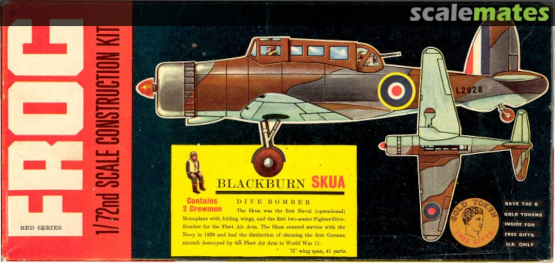 Boxart Blackburn Skua F162 FROG Boxart Blackburn Skua F162 FROG