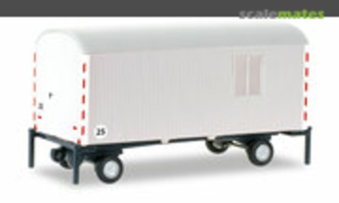 construction trailer, white (Herpa 076395-002)