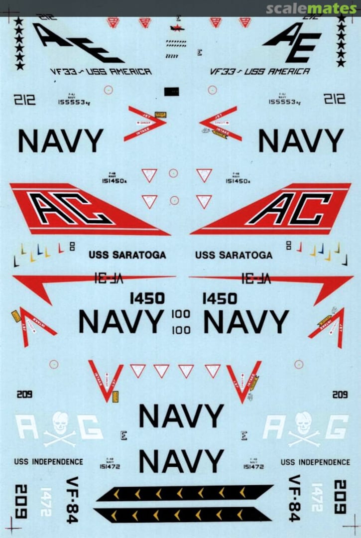 Boxart U.S. Navy F-4B & J Phantoms 72-66 Microscale Boxart U.S. Navy F-4B & J Phantoms 72-66 Microscale