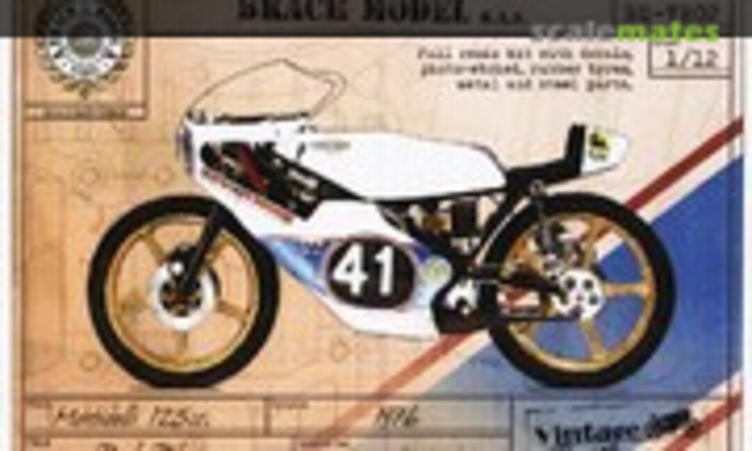 1:12 Morbidelli 125cc 1976 Paolo Pileri (Brach Model BM-VR02) BM-VR02