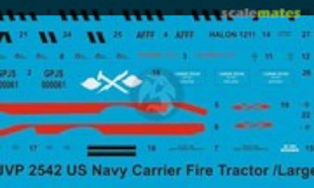 1:48 US Carrier Fire Tractor Large Markings (Peddinghaus-Decals UVP2542) UVP2542