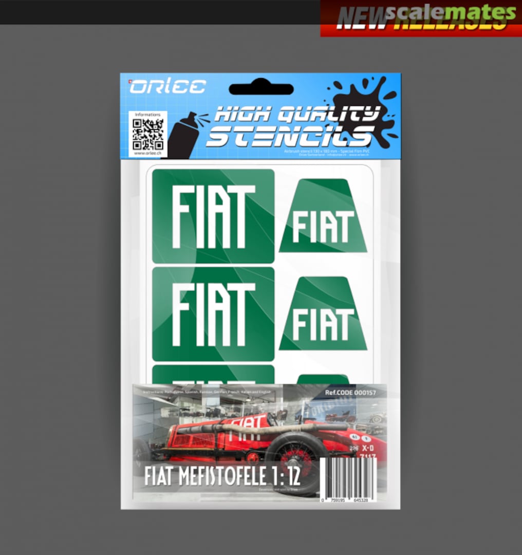 Boxart Stencil / Mask Fiat Mefistofele 000157 Orlee Boxart Stencil / Mask Fiat Mefistofele 000157 Orlee