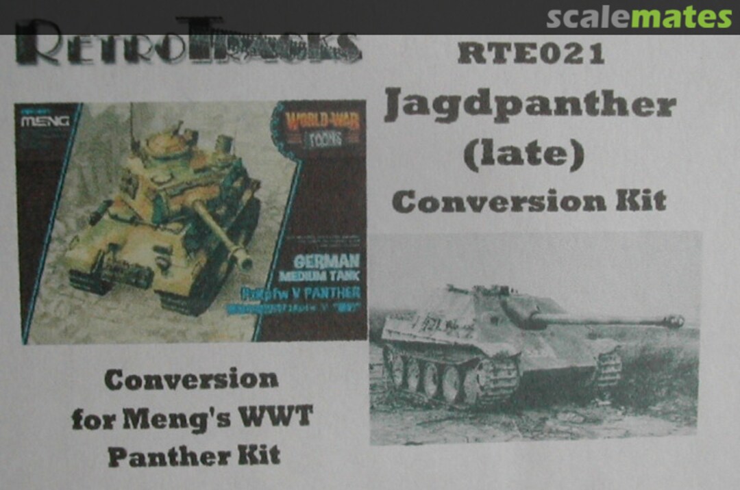 Boxart Jagdpanther (late) RTE021 RetroTracks Boxart Jagdpanther (late) RTE021 RetroTracks