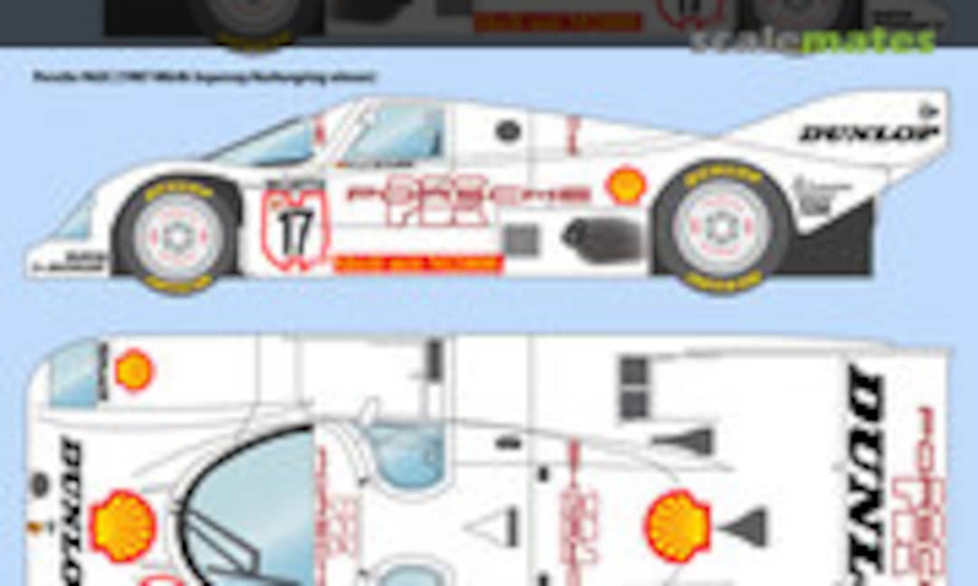 1:24 Porsche 962 C #009 "DUNLOP" (Indycals )