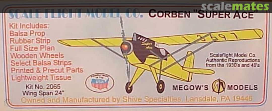 Boxart Corben Super Ace 2065 Scale Flight Model Co. Boxart Corben Super Ace 2065 Scale Flight Model Co.