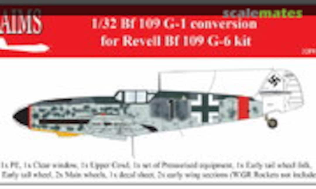 1:32 Messerschmitt Bf 109G-1 conversion (AIMS 32P011) 32P011