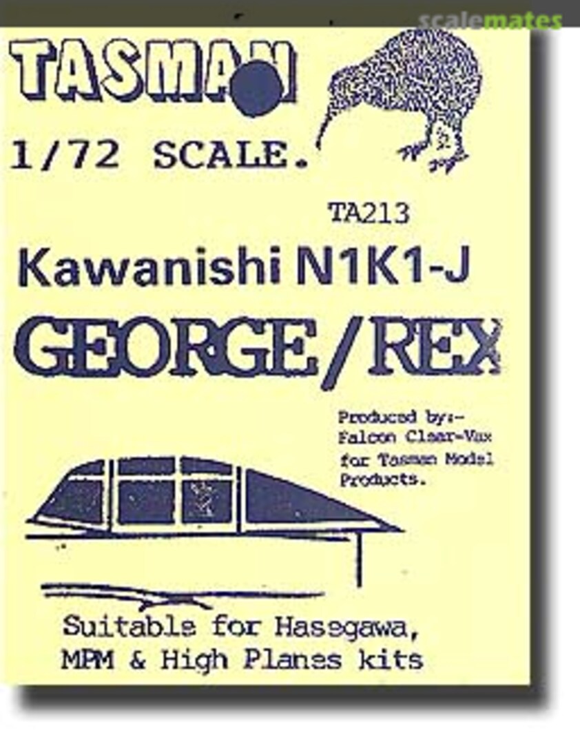Boxart Kawanishi N1K1-J George/Rex TA213 Tasman Model Products Boxart Kawanishi N1K1-J George/Rex TA213 Tasman Model Products