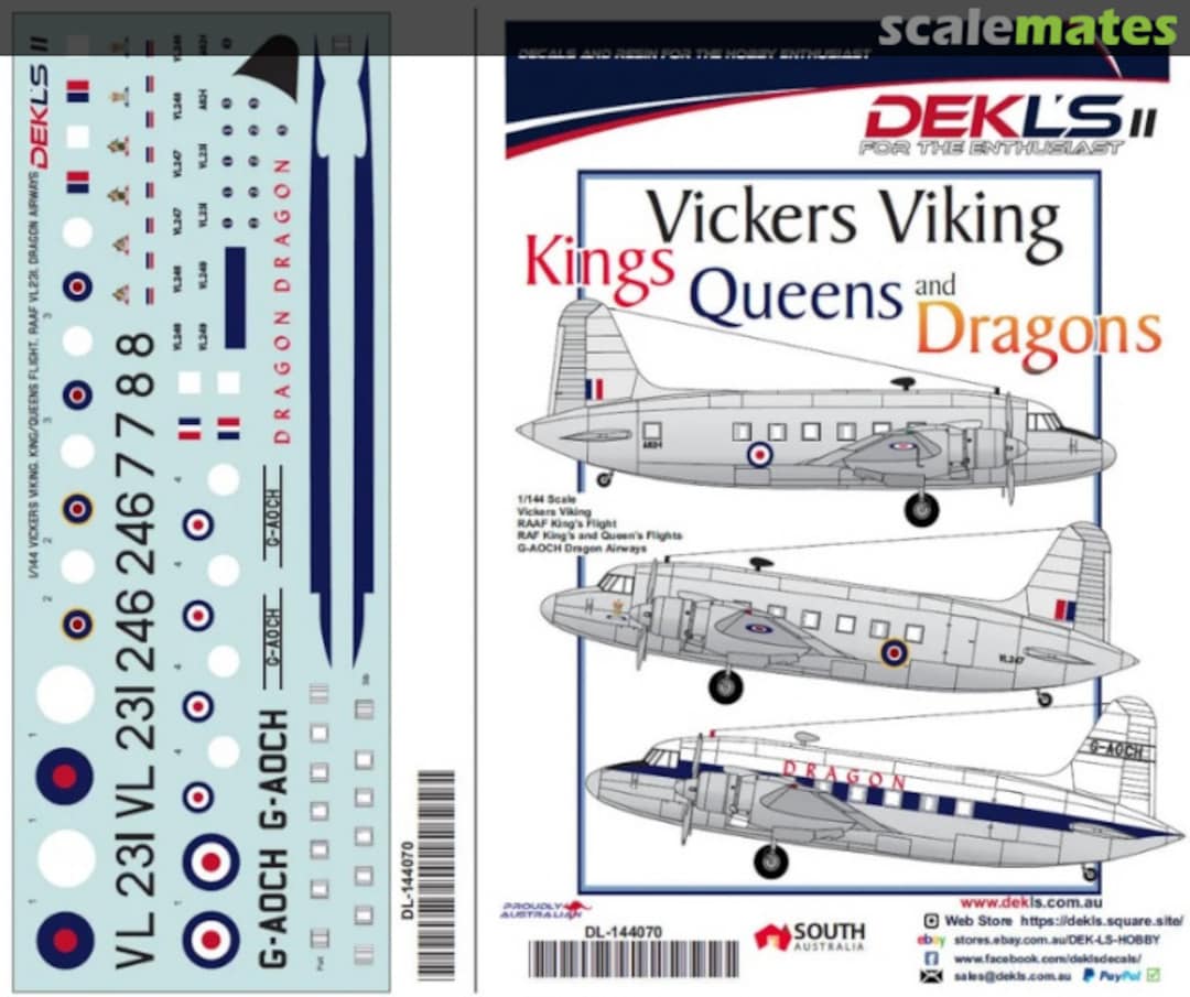 Boxart Vickers Viking DL-144070 DEKL's Boxart Vickers Viking DL-144070 DEKL's