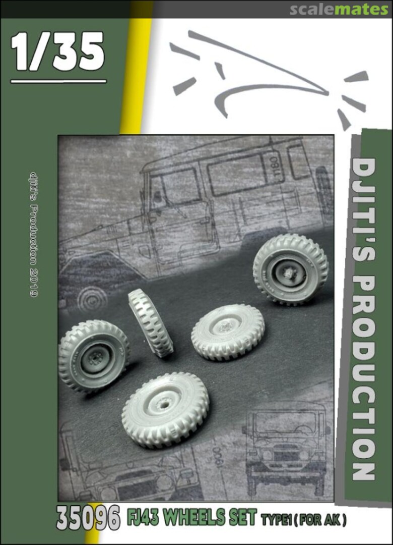 Boxart FJ43 Wheels Set Type 1 35096 Djiti's Production Boxart FJ43 Wheels Set Type 1 35096 Djiti's Production