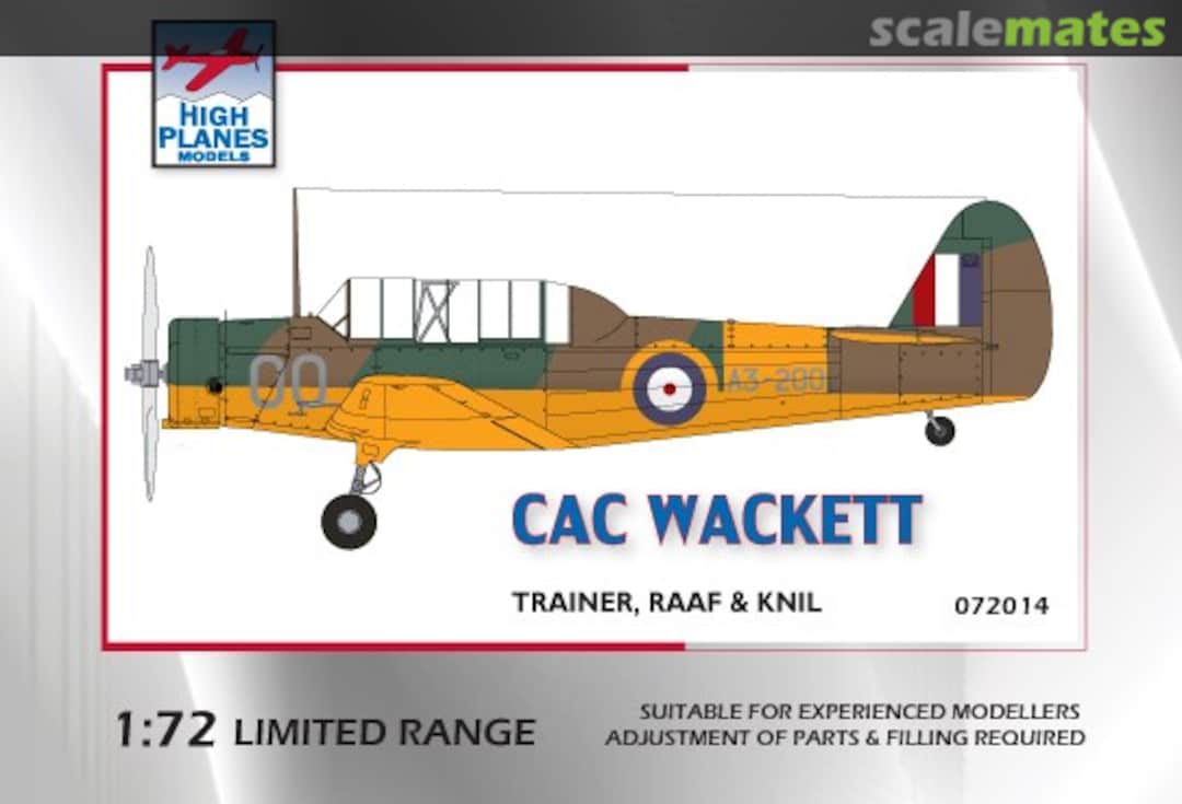 Boxart CAC WACKETT K072014 High Planes Models Boxart CAC WACKETT K072014 High Planes Models