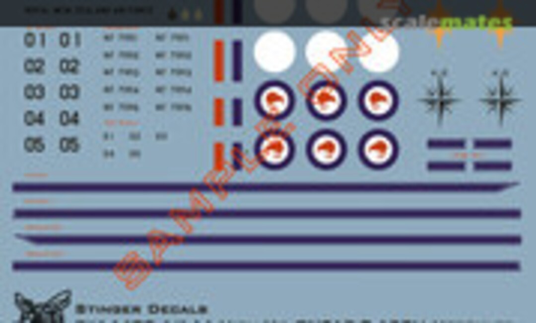 1:144 RNZAF C-130H Hercules (High Vis Scheme) (Stinger Decals ST14402) ST14402